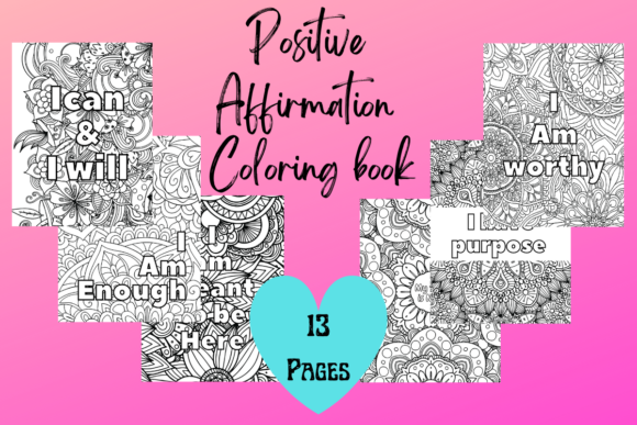 Download Positive Affirmation Coloring Book - Positive affirmation Collection