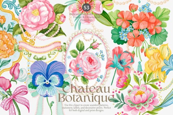Download Chateau Botanique Clipart Set - Premium Resources