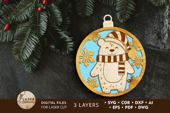 Download Christmas Decor, Multilayer Craft Files - Craft files Collection